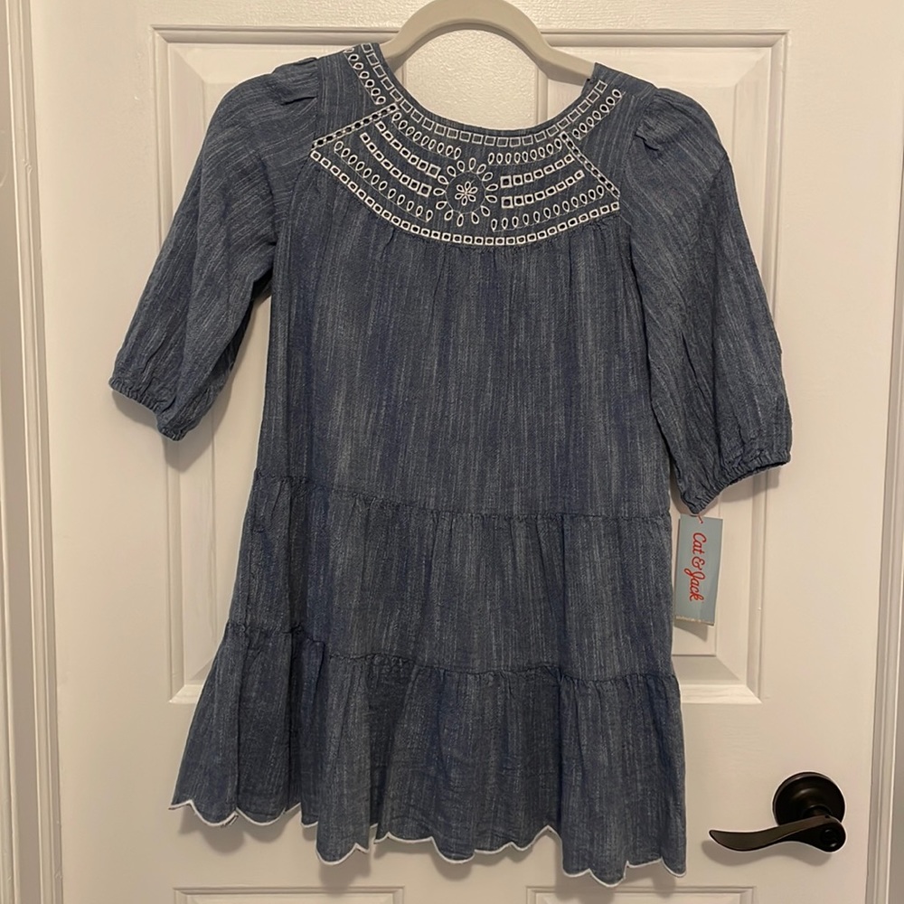 Girls chambray dress